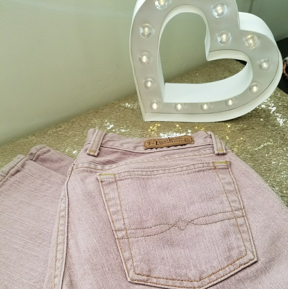 Lucky Brand Rose Colored Jeans